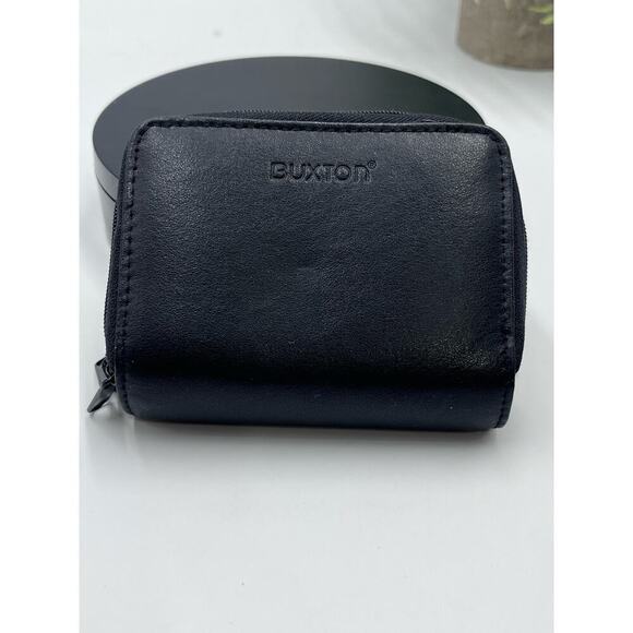 Buxton BUXTON RFID Wizard Black Leather Credit Card ID Holder Wallet - Picture 2 of 16
